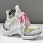 Y2K Leather Platform Sneakers