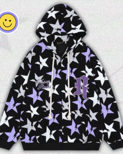 Y2K Lighting Star Hoodie