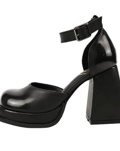 Y2K Mary Jane Platform Heels