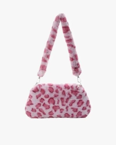 Y2K Mini Cow Print Shoulder Bag