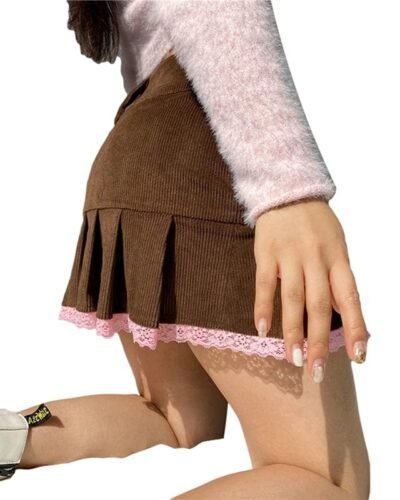 Y2K Mini Pleated Skirt