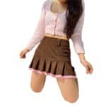 Y2K Mini Pleated Skirt