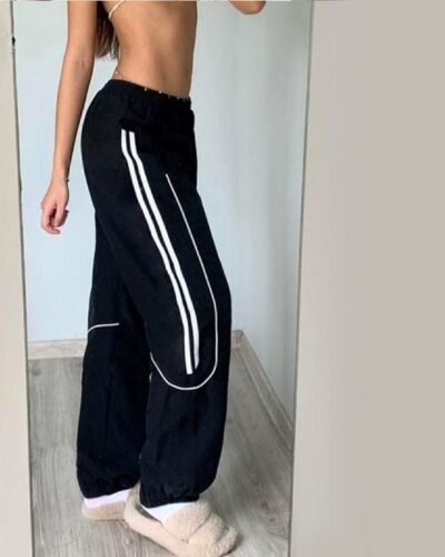 Y2K Nylon Track Pants