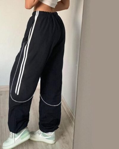 Y2K Nylon Track Pants