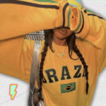 Y2K Oversized Brazil Sweatshirt