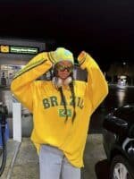 Y2K Oversized Brazil Sweatshirt