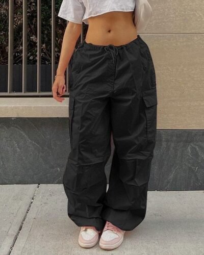 Y2K Parachute Pants