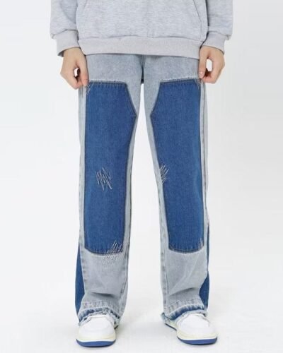 Y2K Patchwork Jeans