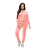 Y2K Plus Size Velour Tracksuit