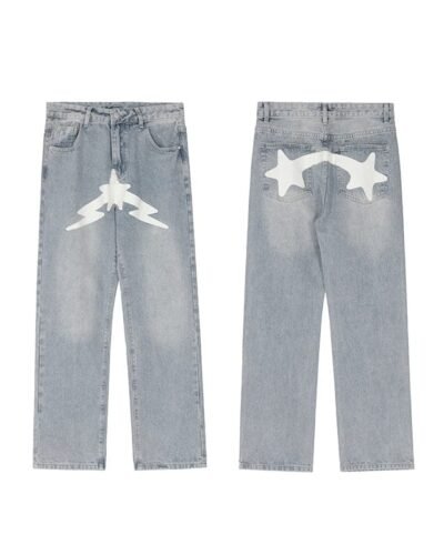 Y2K Printed Jeans