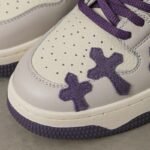 Y2K Purple Cross Sneakers