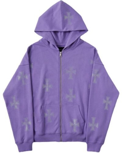 Y2K Purple Cross Tracksuit