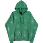 Y2K Rhinestone Cross Jacket