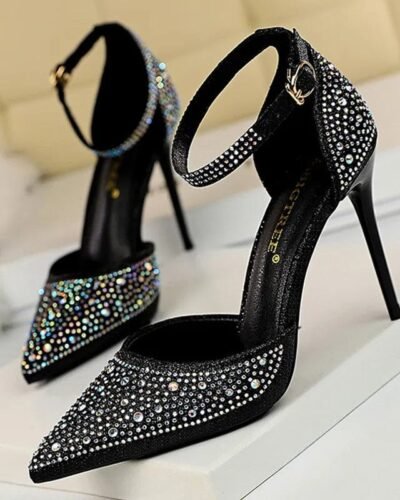 Y2K Shiny Rhinestones High Heels