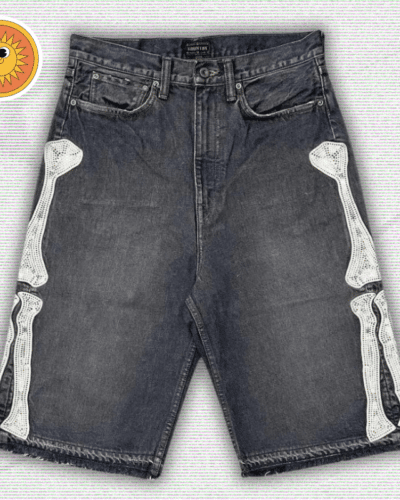 Y2k Skeleton Jorts