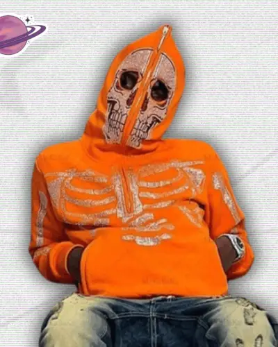 Y2K Skull Hoodie