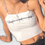 Y2K Slim Crop Top