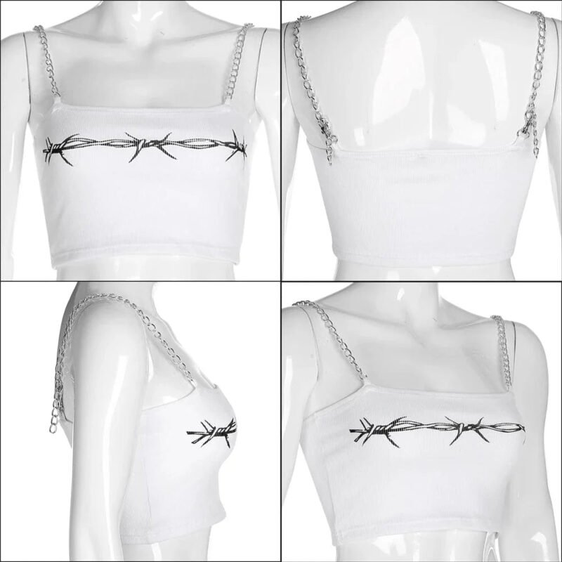 Y2K Slim Crop Top