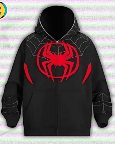 Y2K Spider Gothic Printed Hoodie