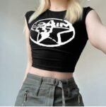 Y2K Star Print Tank Top