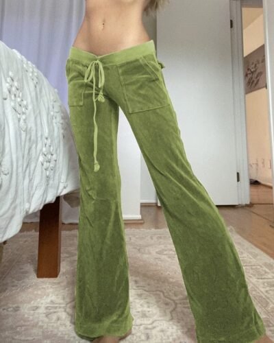 Y2K Velvet Pants