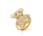 Y2K Zircon Bear Ring