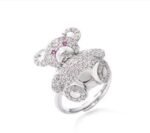 Y2K Zircon Bear Ring